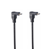 Pair 90 Degree USB C to USB C Cable , Up & Down Angle 90 Degree USB 3.1 Type-C Male to Male Fast Charging Cable GEN2 10Gbps
