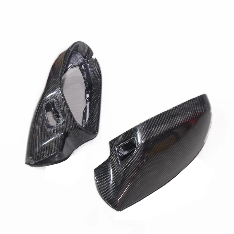 For Audi A4 B8.5 A5 S5 RS5 Carbon Fiber Rear View Side Mirror Cover Replacement Without Lane Assit 2010 - 2016