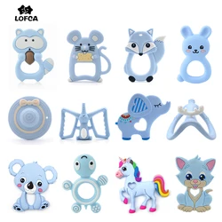 Baby Teether 1PC mouse Silicone turtle Teether Baby Teething Animal Raccoon BPA Free Rodents Food Grade