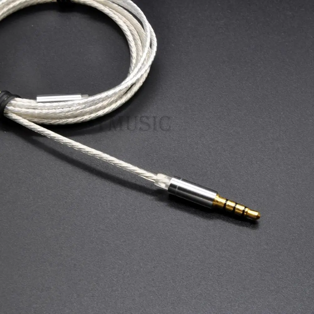 EP1 HiFi หูฟังหูฟัง DIY หูฟัง Silver Plated Wires Neutral Sparkle Sound หูฟัง