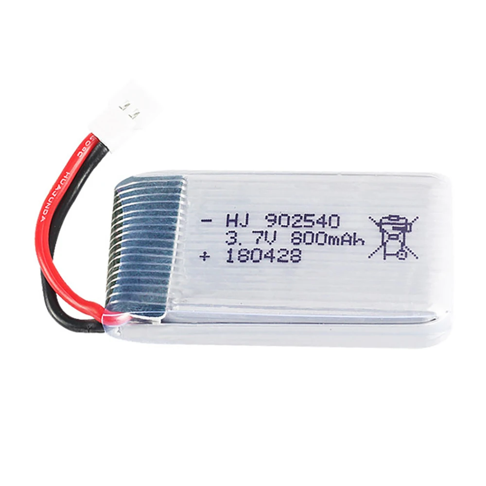Batería Lipo de 3,7 V, 800mAh, 902540, 30C, para SYMA X5C, X5SC, X5SW, X5HW, X5UW, CX-30 TianKe M68 RC Drone Quadcopter, piezas de repuesto