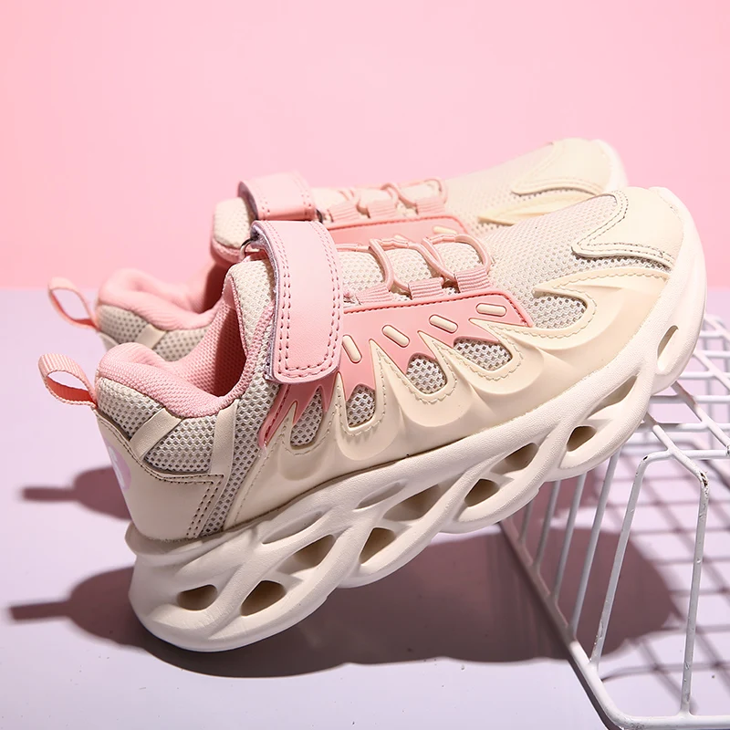 RUMDAX Kids Sneakers Boys and Girls Sport Shoes Breathable Mesh Running Shoes Children Shoes Cushion Antislip Tenis Infantil