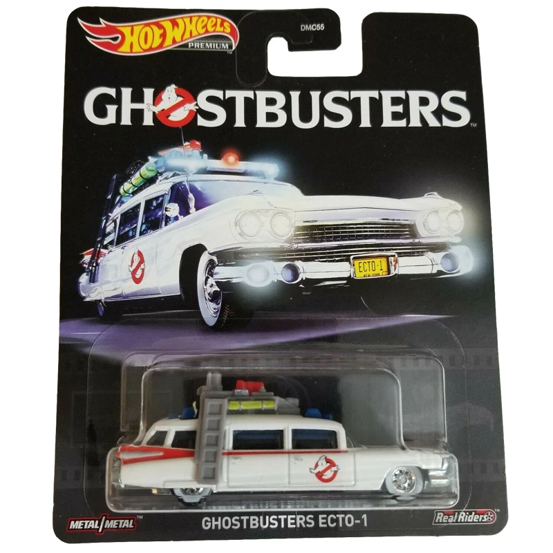 

Hot Wheels 1/64 Car CHOSTBUSTERS ECTO-1 Movie'Car Real Rides Metal Diecast Model Car