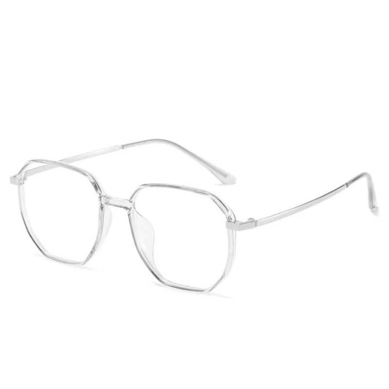 -1.0 -1.5 -2.0...-6.0 -6.5 -7.0 Radiation Protection Polygon Eyewear Women Metal Legs Spectacles Men Optical Glasses