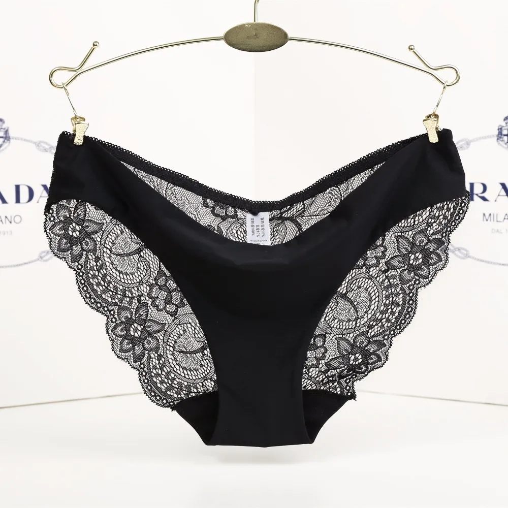 2017 Lace Women Sexy Panties Low Waist Hollow Transparent Panties Underwear Seamless G String Thongs 1pcs/lot  dzk04