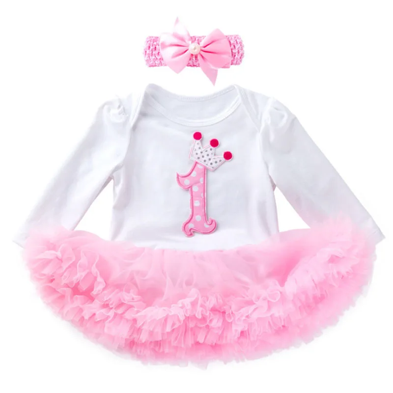 1 Year Birthday Dress Christmas Baby Girl Clothes Newborn First Christmas Costume Ropa Baby Tutu Rompers Girls Dress