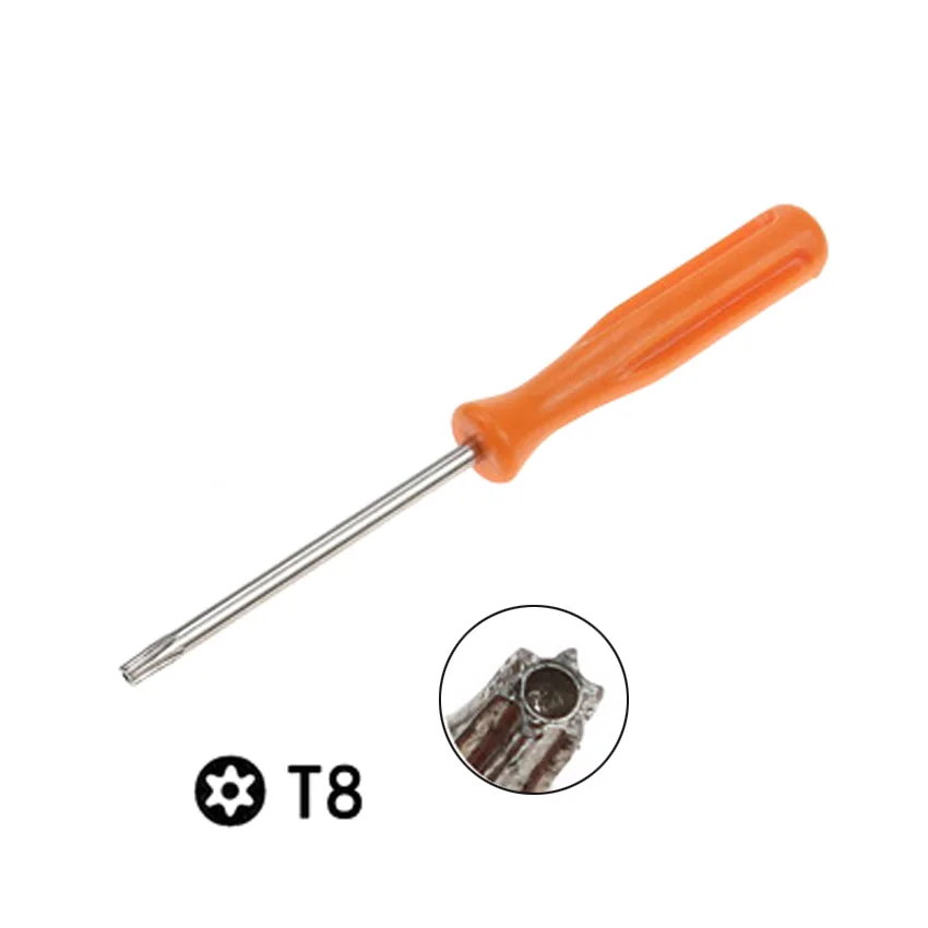 50pcs TORX T8 Precision Screwdriver  T6 Security Screwdriver Repair Tools For Xbox One X S Slim Controller Tamperproof Hole