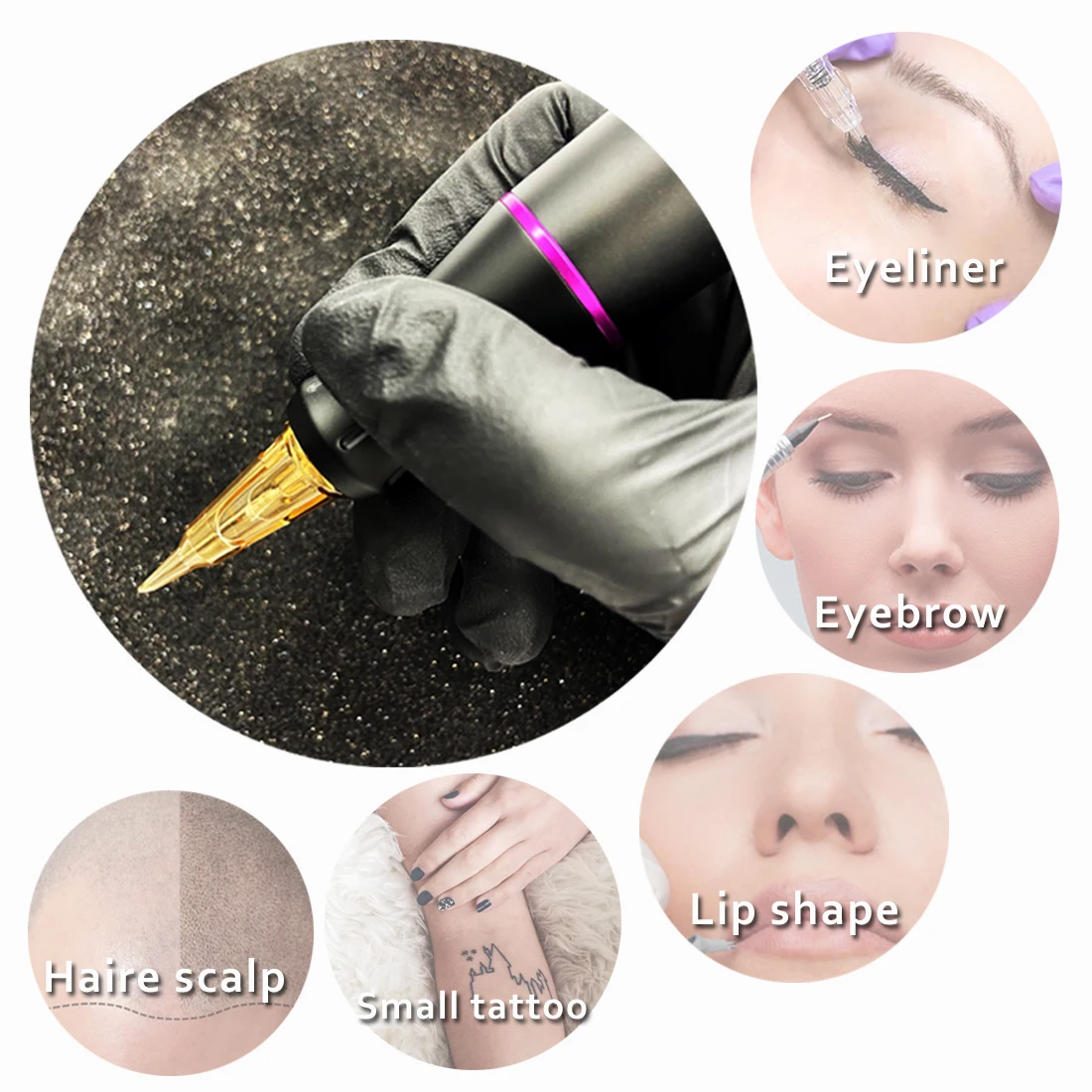 Ez Smp Cartridge Tattoo Naalden V Systeem Micropigmentation Permanente Make-Up Wenkbrauwen Eyeliner Lippen Microblading