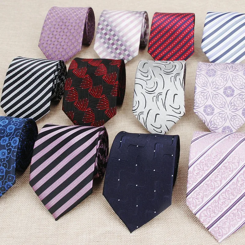 Neue 8cm Herren Krawatte Druck muster klassische Krawatten für Mann Bräutigam Groom sman Imitation Seide Blumen Krawatten Hochzeit Accessoires – Detail 27