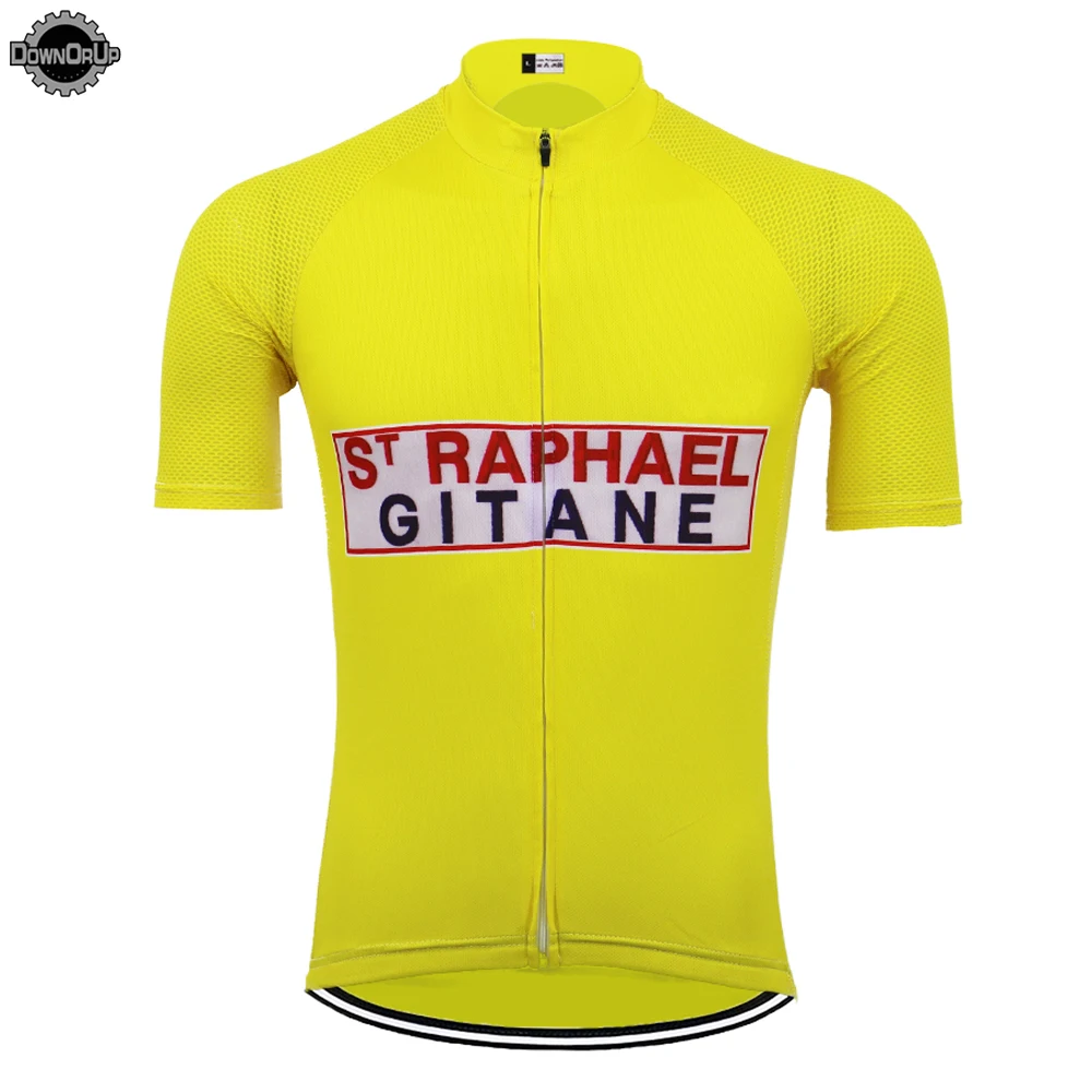 

Cycling Jersey Yellow Cycling Clothing Outdoor Top Summer Men Short Sleeve Bicycle Clothes Mtb Jersey