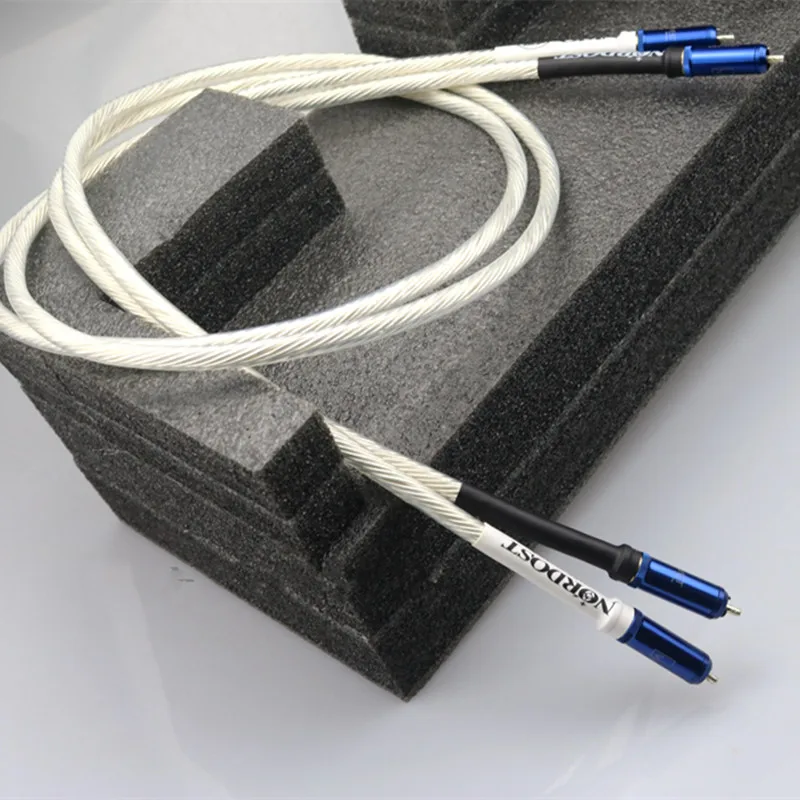 NORDOST ODIN 2nd generation flagship RCA pure silver audio cable HIFI audio amplifier double lotus signal cable