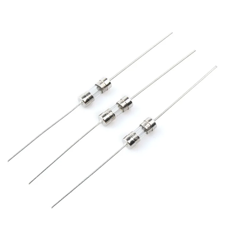 10PCS/LOT 3.6*10 mm Glass Fuse Fast / Slow Blow 250V 0.5A 1A 2A 3A 3.15A 4A 5A 6.3A 8A 10A 15A With a Pin Legs F/T Type 3.6x10mm