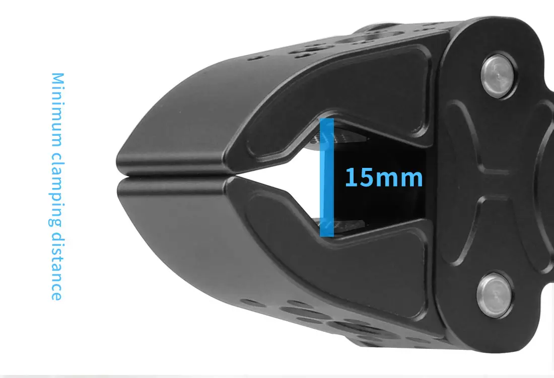 Super Clamp Gelenk arm Krabben klaue c Typ Fotografie Blitzlicht Kamera Stativ Ein beins tativ halter Monitor Verlängerung sclip – Detail 7