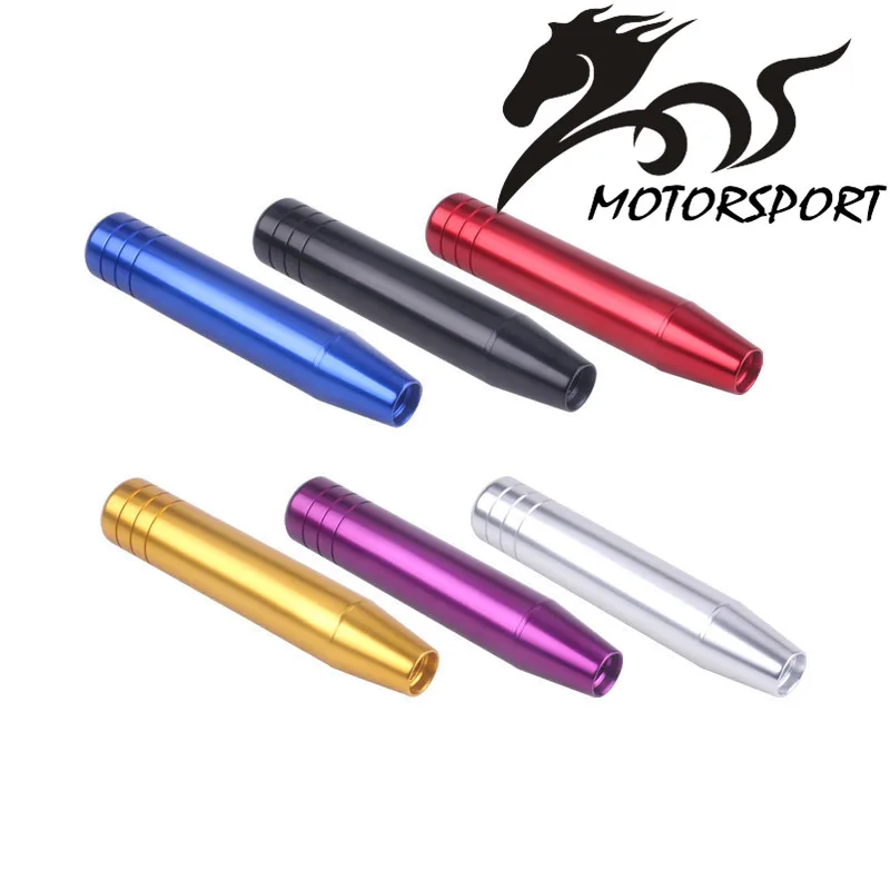 Universal Car 130mm Manual 13cm Gear Shift Knob Aluminium Alloy Racing Automatic Custom Shift Knob With 3 Adapters