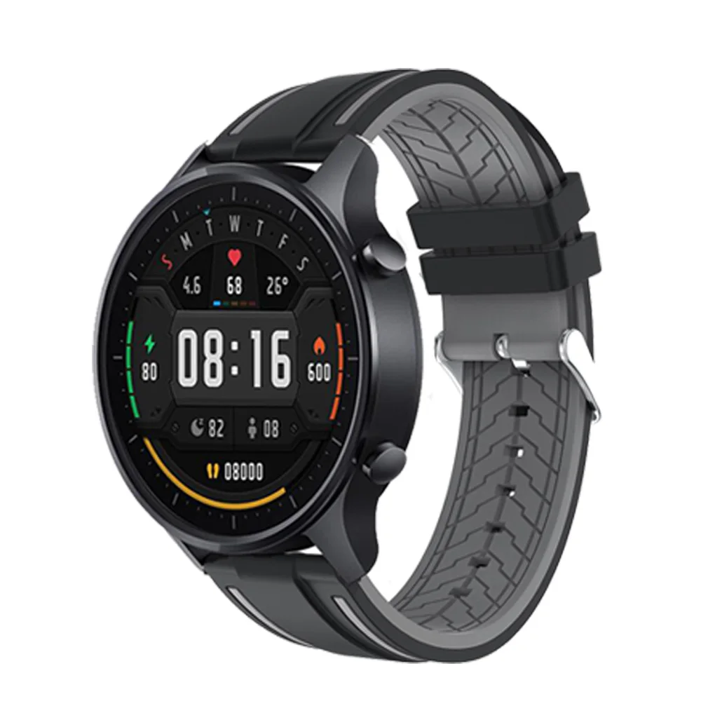 For Xiaomi Watch Color Silicone Watchband Strap Replacement 22mm Watch Band for Xiaomi MI Smart Watch Color