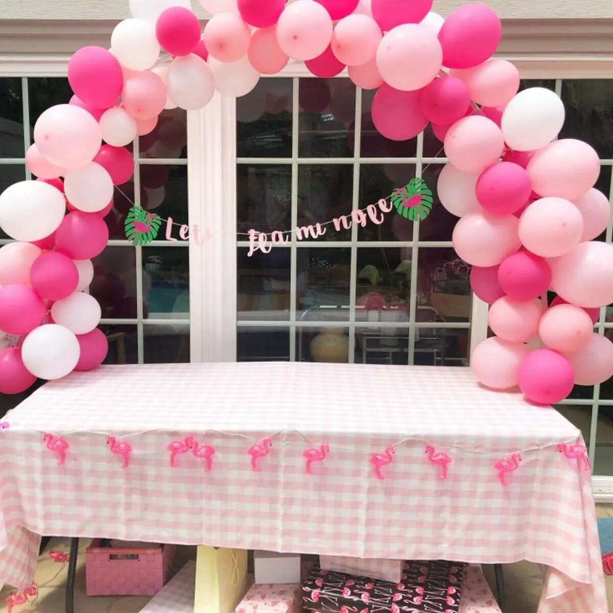 Large Balloon Arch Set Column Stand Base Frame Kit Birthday Wedding Party Decor MAZI888