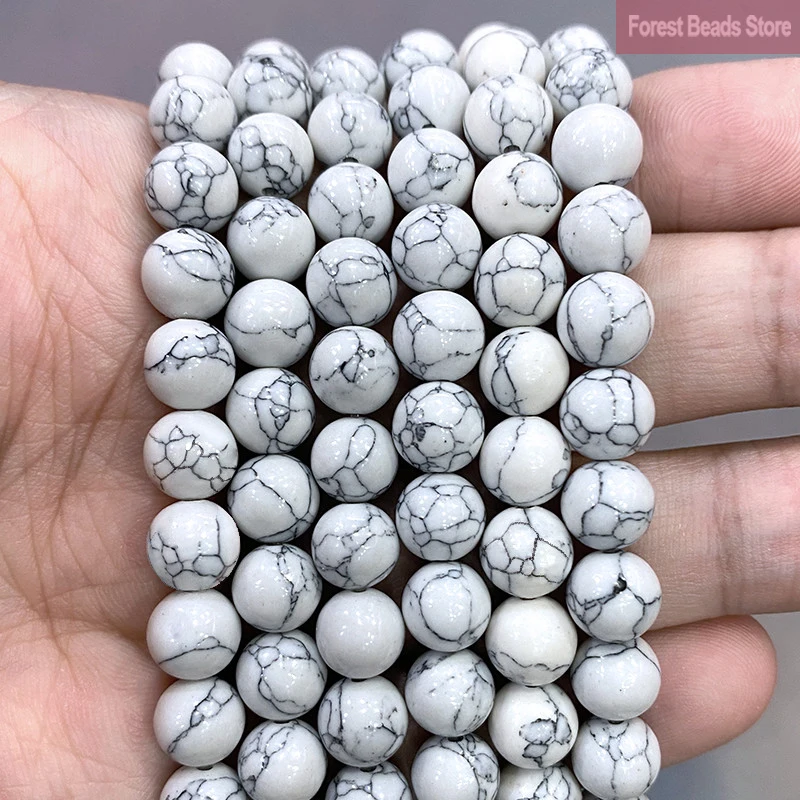 White Turquoises Loose Beads 15