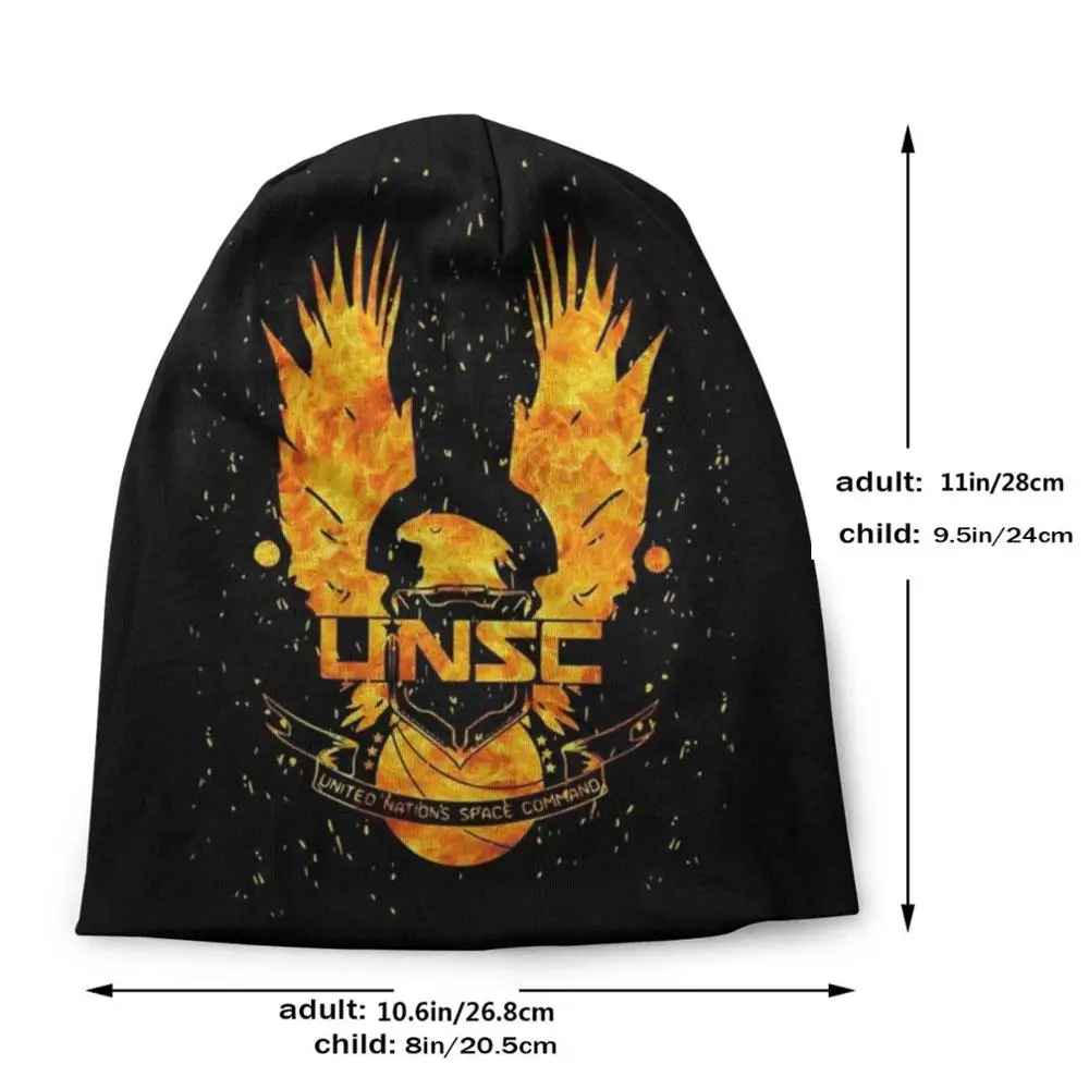 Unsc Fire Background Logo Outdoor Sports Thin Windproof Soft Fashion Beanie Hat Unsc Odst 2 3 Master Chief Bungie Cortana 4