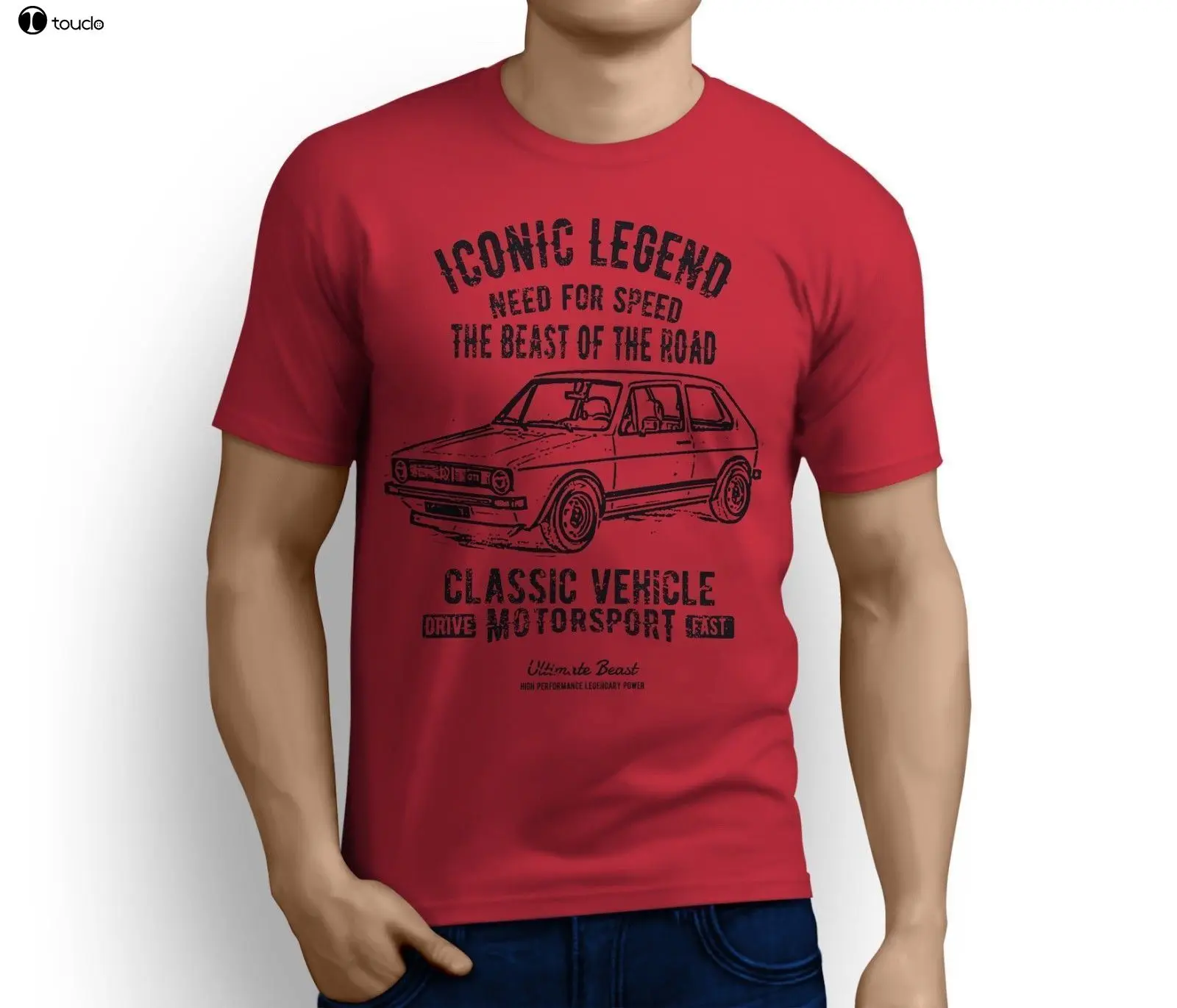 Summer New Men Cotton T-Shirt Legend  GTI MK1 Germany Car Inspired Motorsports Car Fan Art Unisex T-Shirt O-Neck Hipster Tshirts