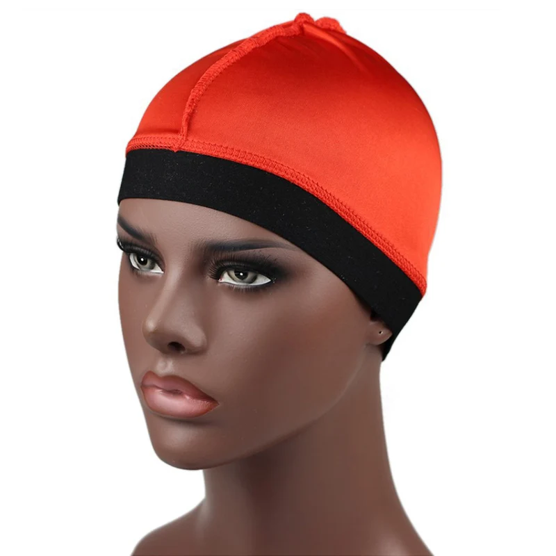 Unisex Satin Bonnet For Women Men Silky Head Wrap Bonnet Sleep Nightcap Satin Cheveux Nuit Hair-Waving Cap Girl Hair Accessories