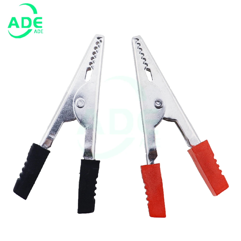 50mm Red Black Alligator Clips Crocodile Terminal Test Electrical Battery Crocodile Clamp