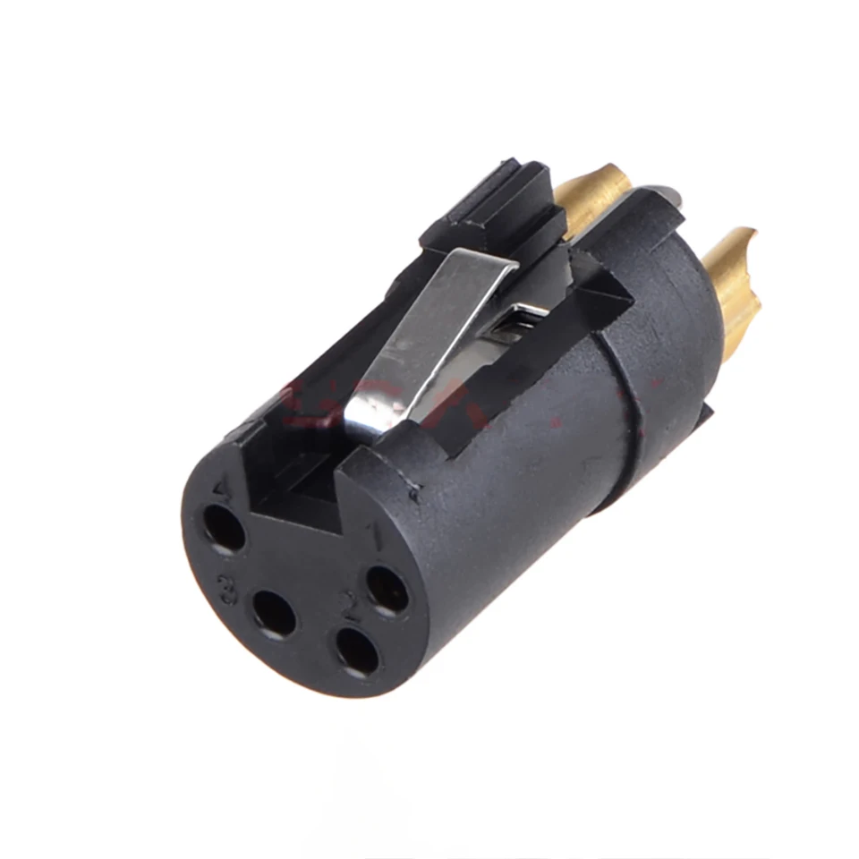 NC4FXX-B оригинальный Swiss Neutrik четыре ядра cannon XLR черная Золотая версия сбалансированный разъем для наушников