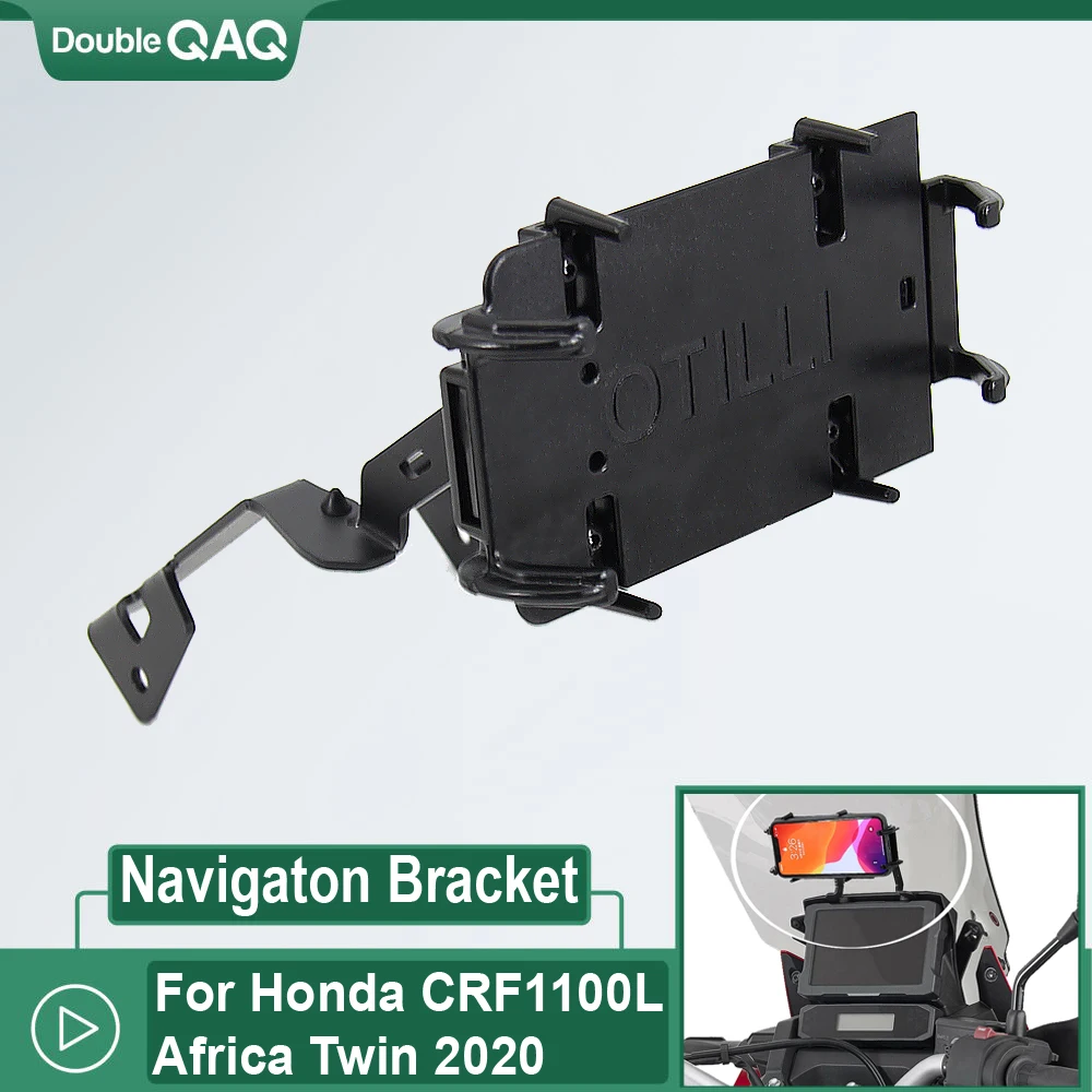 

NEW Motorcycle Accessories For HONDA CRF1100L Africa Twin CRF 1100 L 2020 Bracket GPS Board Bracket Mobile Phone Holder USB