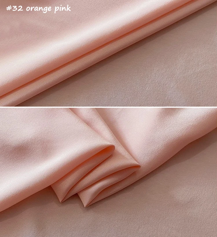 100cm*140cm, Quality 16 momme Crepe Silk Fabric CDC White Black Pure Nature Silk Crepe De Chine