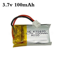 3.7v 100mah 651620 Lipo Battery For Hubsan Q4 Wltoys V272 Fq777-124 Mini RC Quadcopter Drone Spare Parts