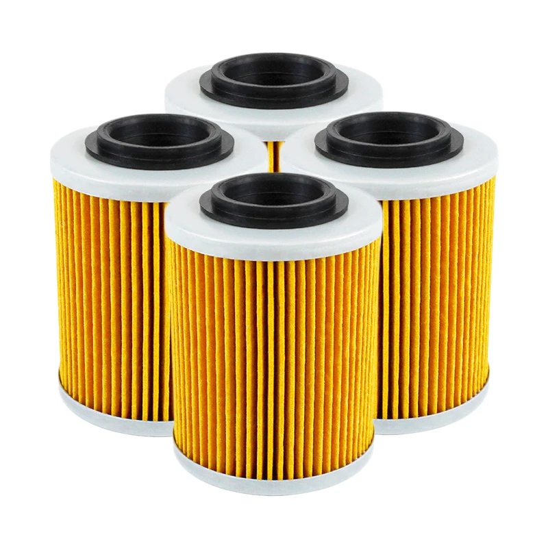 2/4/6 Pcs Cyleto Motorcycle Oil Filter for BRP CAN-AM Outlander MAX 330 400 L 450 500 570 650 Renegade 800 850 1000 800R 1000R