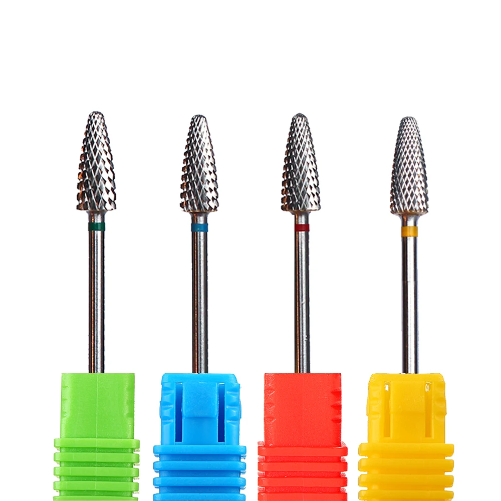 

Cone Carbide Tungsten Nail Drill Bit 3/32" Rotary Cuticle Burr Manicure Cutters Drill Accessories Nail Art Tools Mills