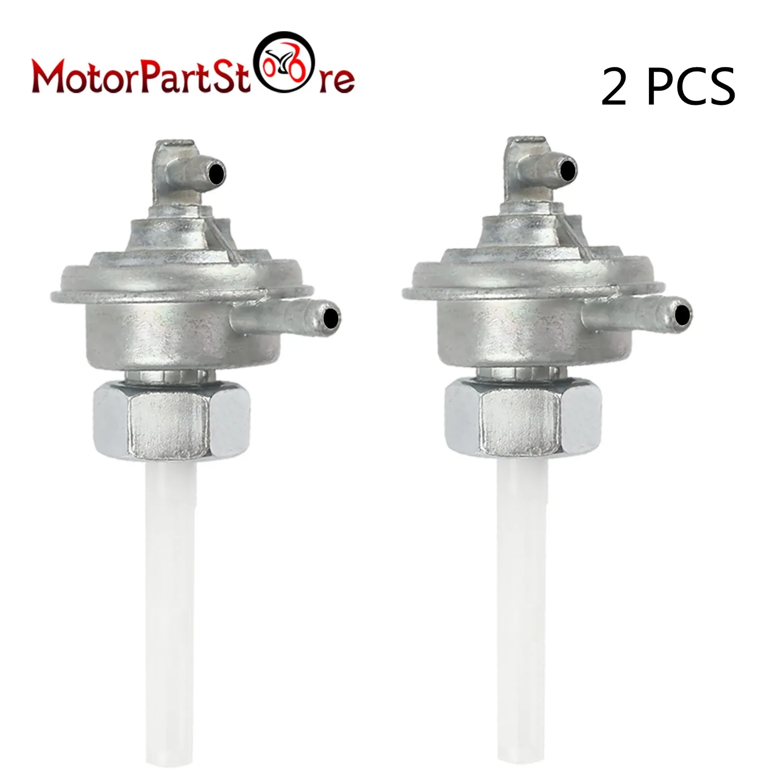 2PCS Fuel Petcock Valve Gas Tank Switch for Honda Elite 50 80 150 Spree 50 NQ50 SA50 SB50 CH80 CH150 CH250 GY6 50cc 150cc