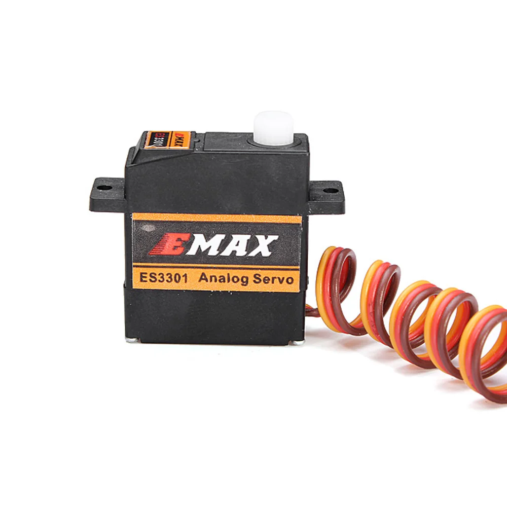 4 ชิ้น/ล็อต Emax ES3301 ES3351 ES3302 ES3352 9 มม.4.8 V-6 V Analog/ดิจิตอล Servo เกียร์โลหะสําหรับ RC Glider Rc เครื่องบิน Rc Drone