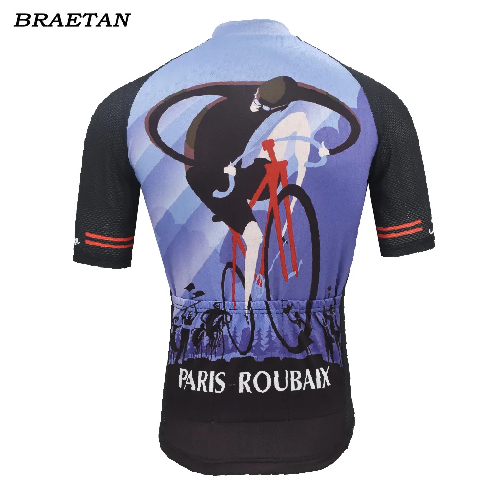 Paris-roubaix Cycling jersey Men summer short sleeve clothing Cycling Wear bicycle clothes cycling clothing braetan