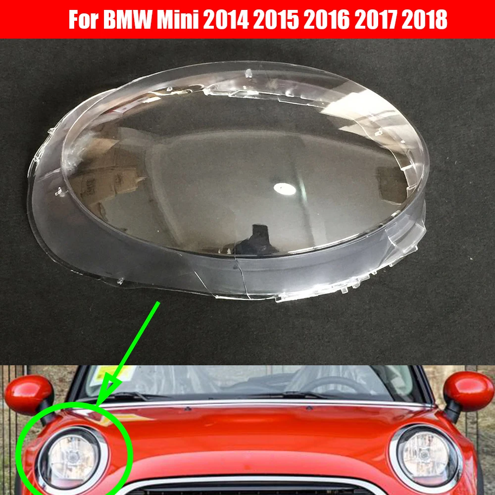 

Headlight Lens For BMW Mini 2014 2015 2016 2017 2018 Headlamp Cover Replacement Front Car Light Auto Shell