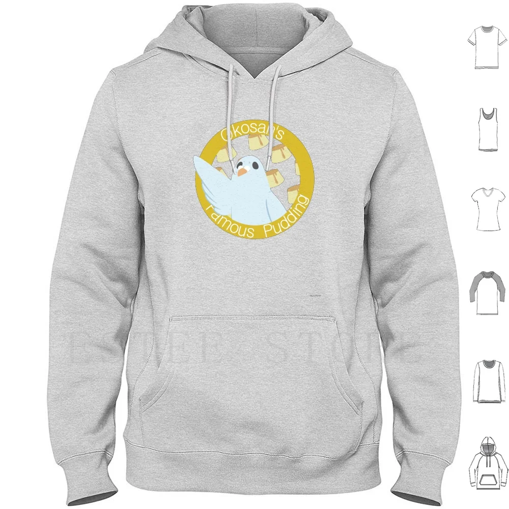 Okosan's Famous Pudding Hoodies Hatoful Hatoful Boyfriend Okosan Oko San Pigeon Dating Flan Pudding Random