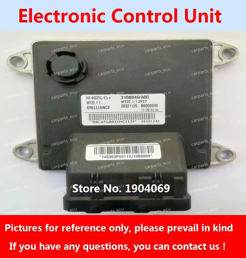 

Engine Computer Board 28239292 28229562 MT22 ECU B6000948 28321120 3108946 For Jinbei/Zhongxing Pickup/Changfeng Liebao Pickup