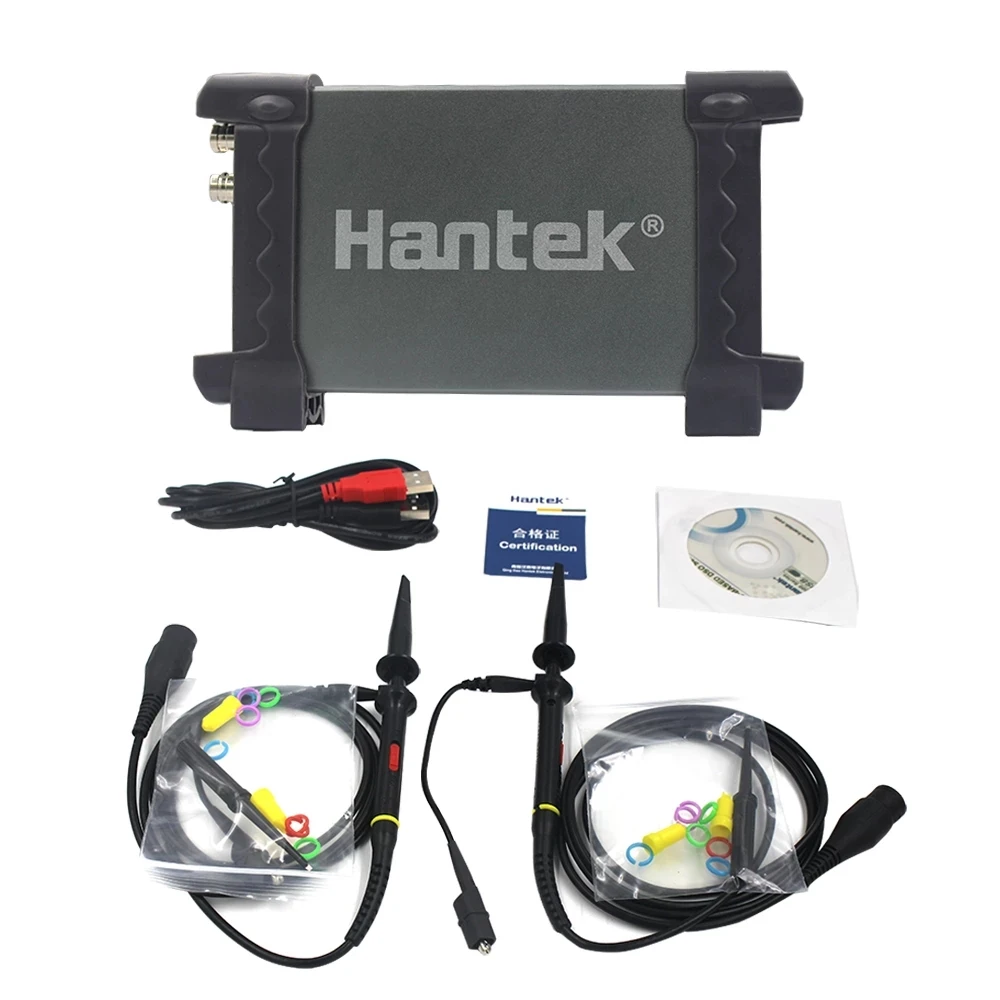 

Hantek 6022BE Laptop PC-Based USB Digital Storag Handheld Portable Oscilloscope 2Channels Virtual With Original Box 20Mhz