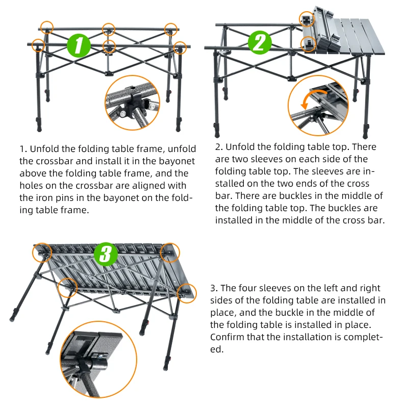 Outdoor Picnic Portable Folding Table Camping Kitchen Foldable Lifting Backpacking Equipment Lightweight Tourist Nature Hike