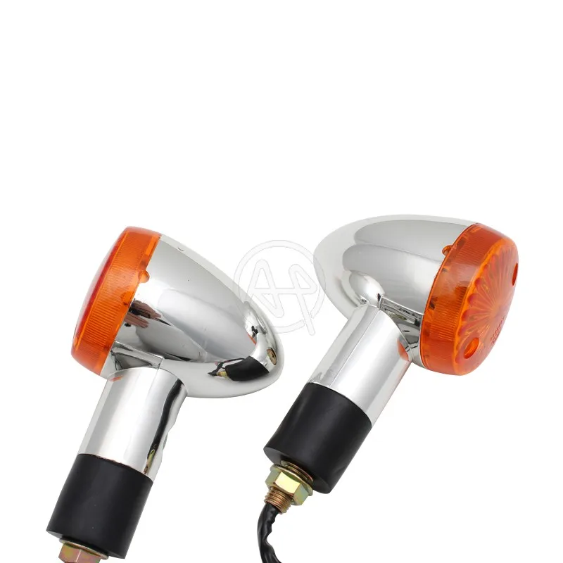 Motorcycle Universal Front Rear 10mm Turn Signal Lights for Honda Harley Kawasaki Suzuki Yamaha Street Standard Custom Bike view 2