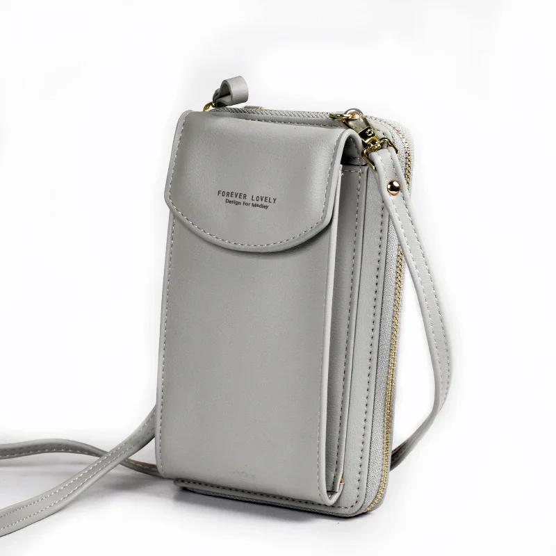 New  Women Wallet Famous Brand Cell Phone Bags Big Card Holders Handbag Purse Clutch Messenger Shoulder Long Straps Dropshipping