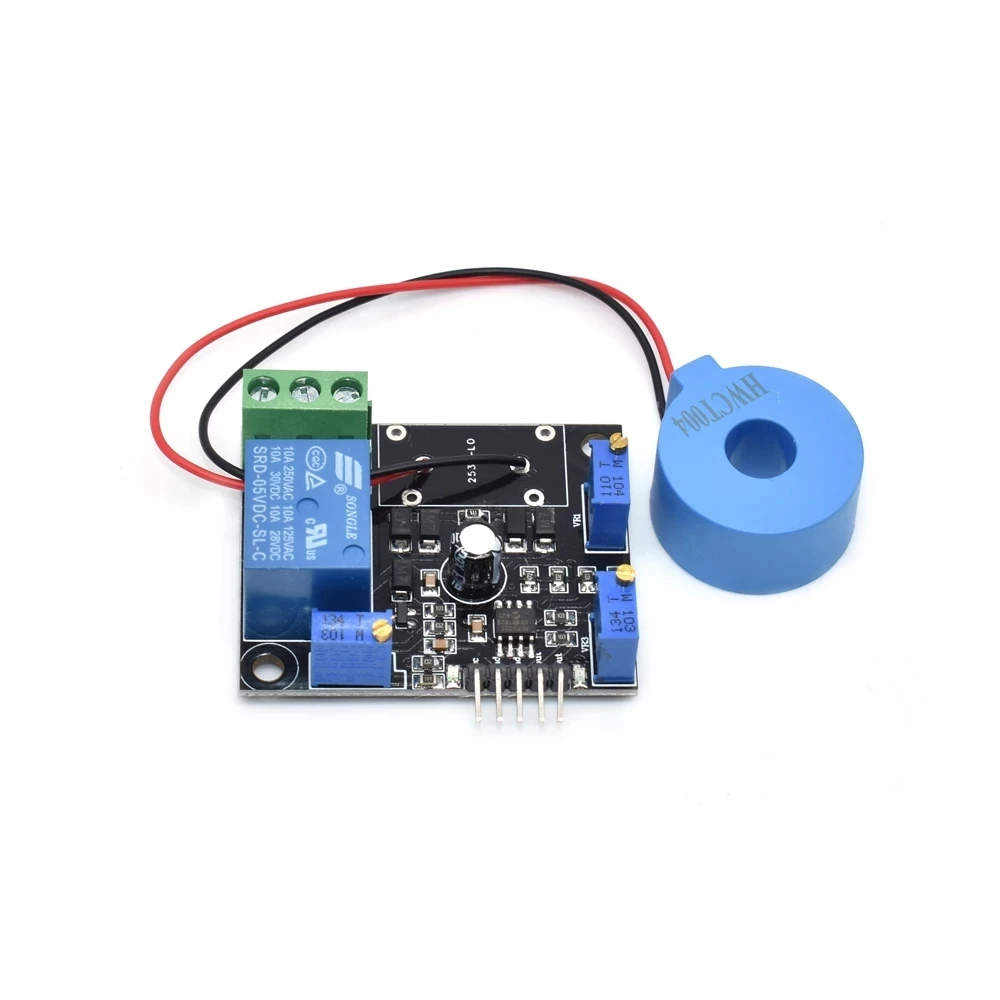 DC 5V Current Detector Sensor Module AC / Short Circuit Detection Max AC 50A Digital Output