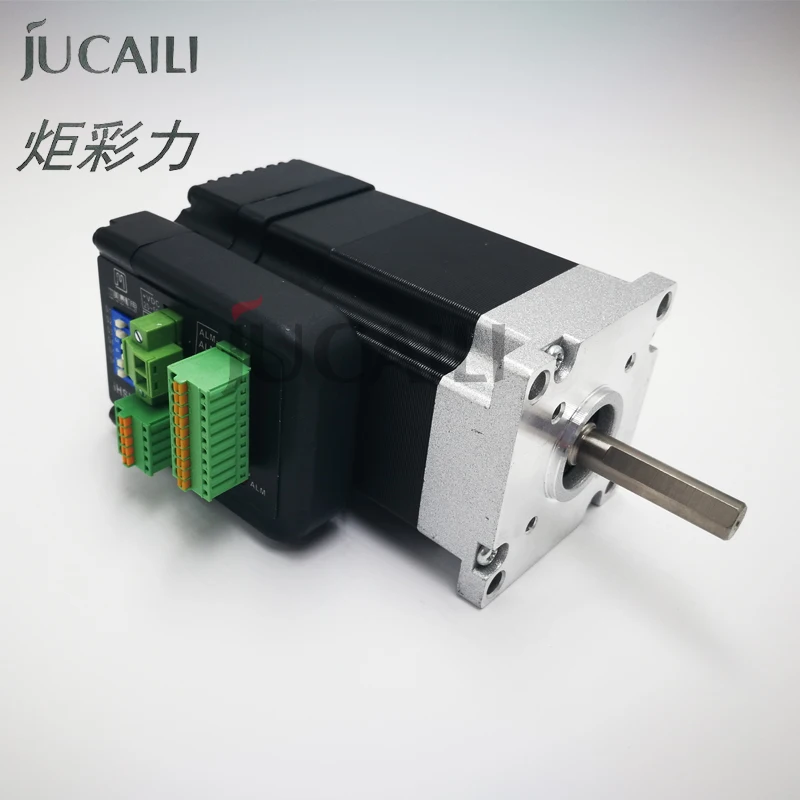 Jucaili เครื่องพิมพ์ Servo Motor 57 สำหรับ XP600 หัวพิมพ์แบบบูรณาการ AC 100 W 3000RPM 36V IHSV57-30-10-36-01-T-33 Carriage มอเตอร์