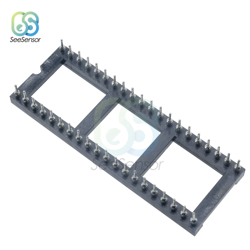 10Pcs IC Sockets DIP6 DIP8 DIP14 DIP16 DIP18 DIP20 DIP28 DIP32 DIP40 Pins DIP Socket Connector 6 8 14 16 18 20 24 28 32 40 Pin