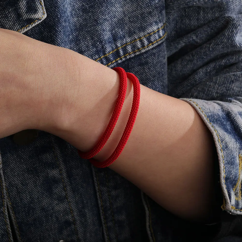 Trendy Thread Bracelet Mens Women Adjustable Red Bracelets For Lovers Couple Bracelet Minimalist Yoga Meditation Bracelet