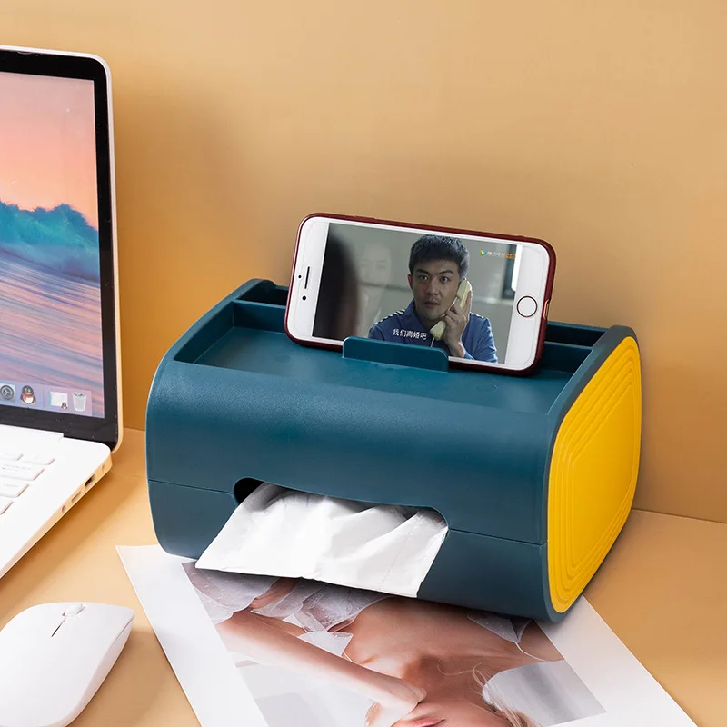 

The Multi-functional Remote Controller For Storing Tissue Boxes