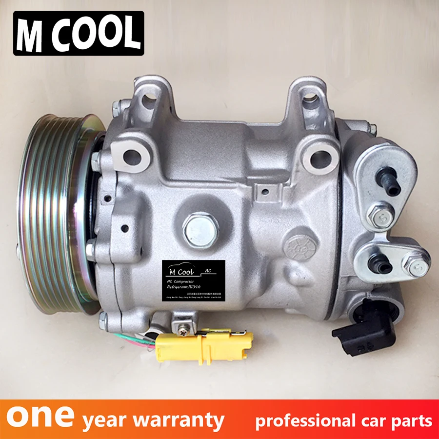 For Peugeot Air AC Compressor For Peugeot 407 508 607 Citroen C5 C6 9648138980 9654764280 9656574080 9660555380 9670022580 6453