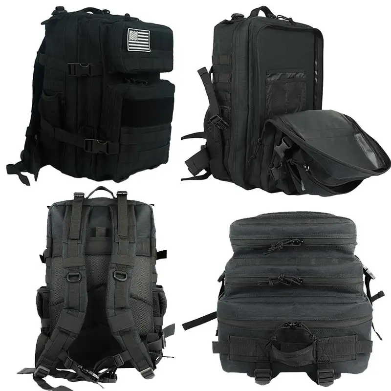 25L 45L Camping Backpack Bag Travel Bags Tactical Molle Climbing Hiking Outdoor Hunting Shoulder Women Bag Fishing Gym Bag