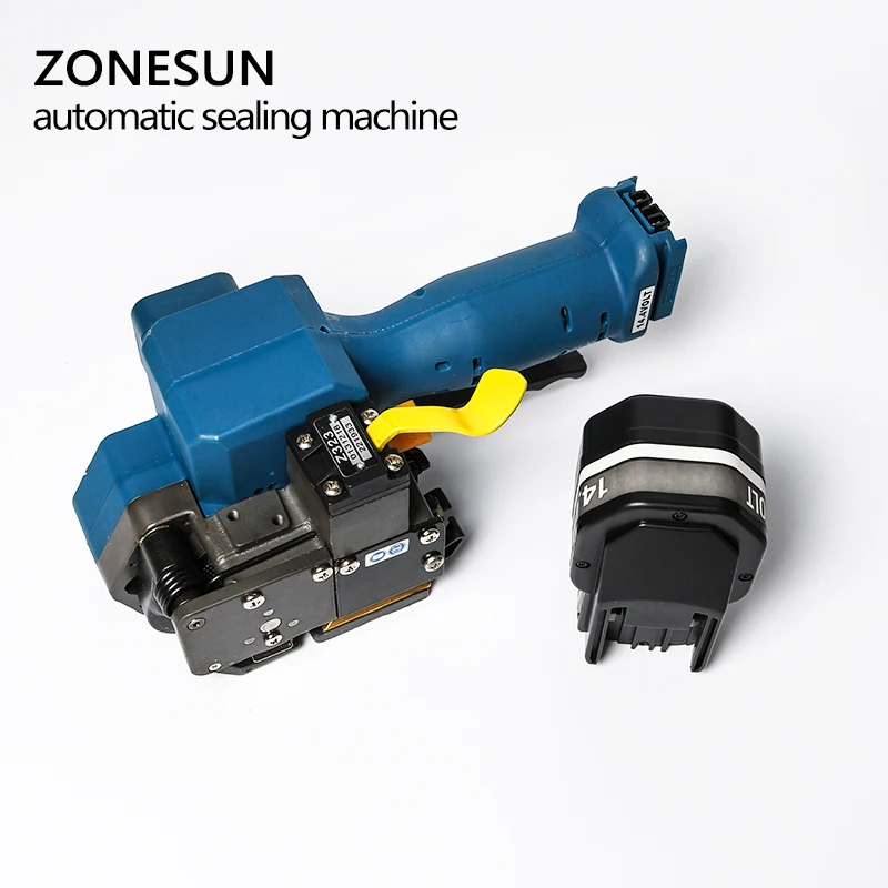 ZONESUN Z323 – outil de cerclage électrique Portable, à piles, soudage par Friction PET/plastique, outils manuels pour sangle PP et PET 16-19mm