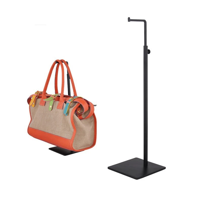 Steel Handbag Display Stand Wigs Holder Rack Stable Bag Stand Holder Purse Storage